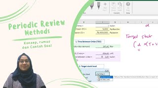 [Inventory | Persediaan] Period Order Quantity POQ, konsep contoh rumus