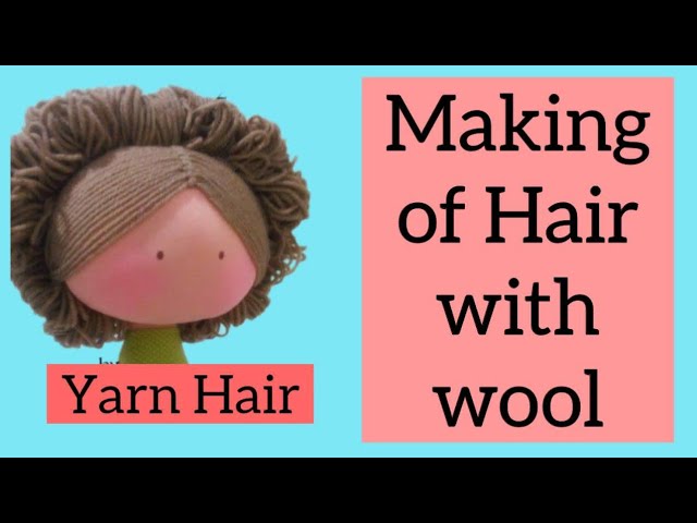 DIY Yarn Doll Hair for rerooting - How I made hair for Suicide