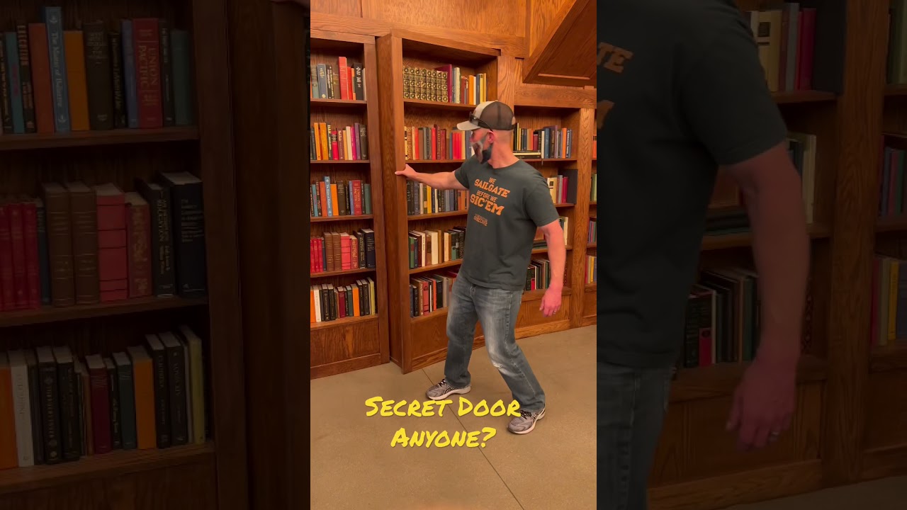Secret Bookshelf Door