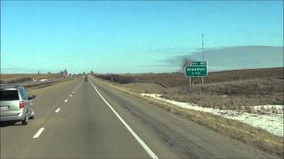 Iowa - Interstate 80 East - Mile Marker 190-200 (1/17/13)