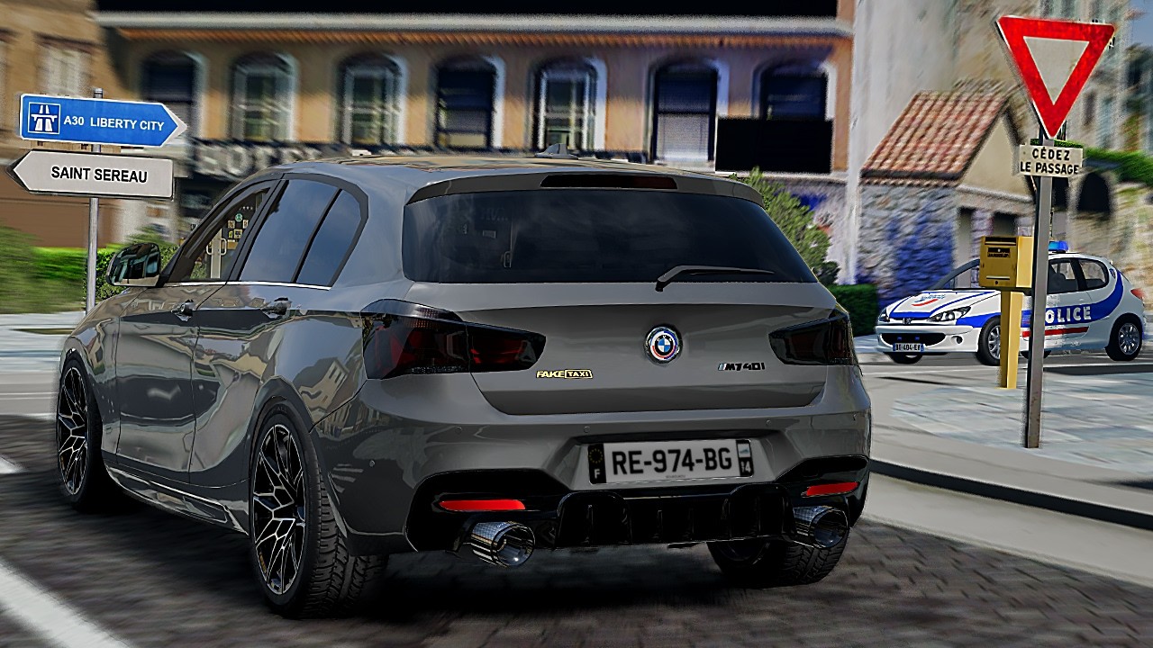 GO FAST EN BMW M140i STAGE 3 SUR LA CÔTE D’AZUR | BeamNG Drive