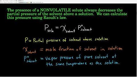 Chem 102 Chapter 11-4: Raoult