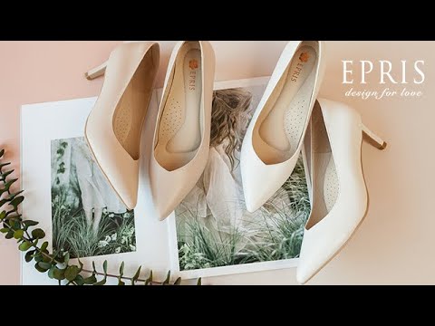 簡約時裝輕婚紗 女鞋推薦 時尚V女孩【EPRIS艾佩絲婚宴女鞋】