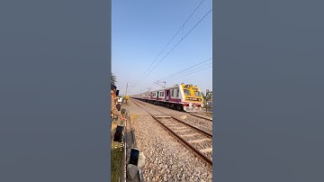 Modern 3 Phase Medha Emu Skip RailGate #shorts #viralvideo #4k #indiantrainlnfo