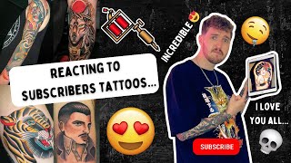 Reacting To My Subscriber's Tattoos #2