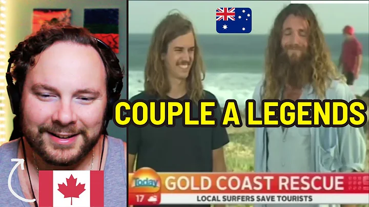 Canadian reacts to Hilarious interview with Australian hero surfers