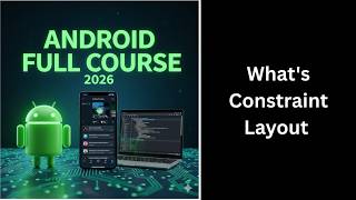 (421) What is ConstraintLayout in Android Studio| Modern Android UI Design| Complete Android Course