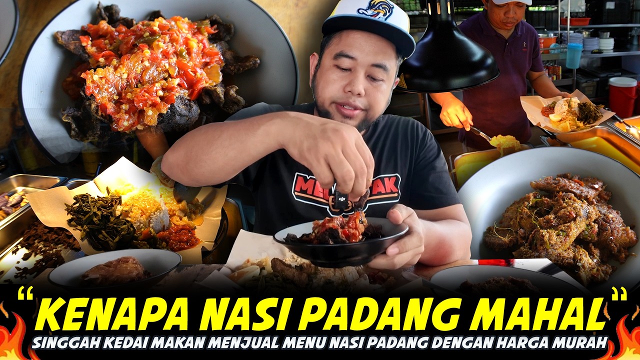 ORANG INGAT OVERPRICE...Rupanya Kedai Ni Buktikan Nasi Padang Pun Boleh Jual Murah..PAK MAON TANGKAK