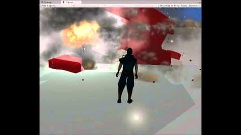 Mecanim, Destruction and Cloth Physics Study - Unity 3D