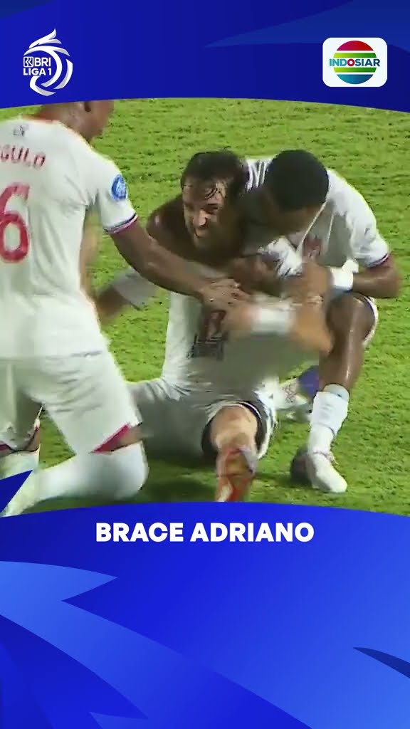 Lagi-lagi Adriano yang kali ini melepaskan power shooting dari luar kotak penalti #shorts #liga1