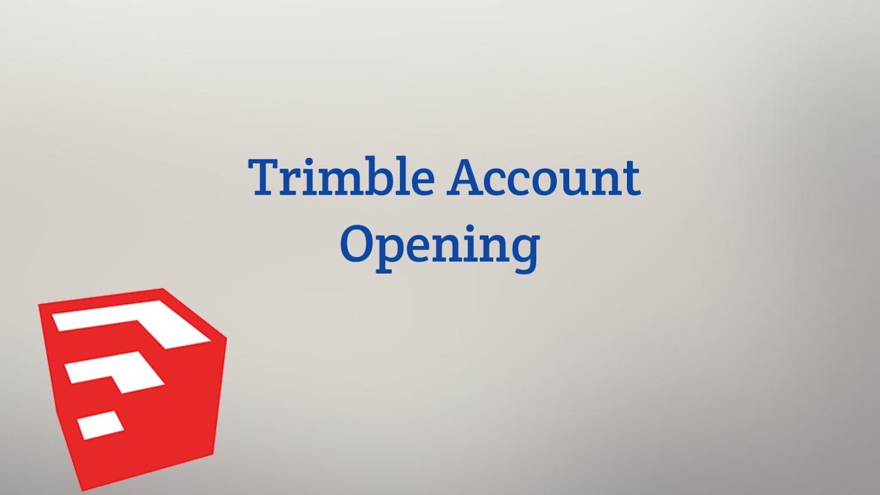 Sketchup Tutorial (Myanmar) Trimble Account Opening YouTube