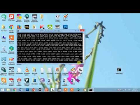 Fake virus made with VBScript and batch files
