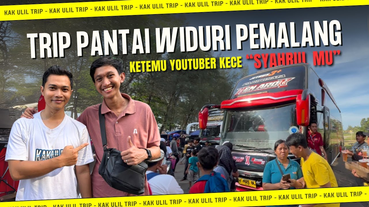 PERJALANAN SEWA BUS BASURI KEN AROK KE ARAH PANTAI WIDURI PEMALANG