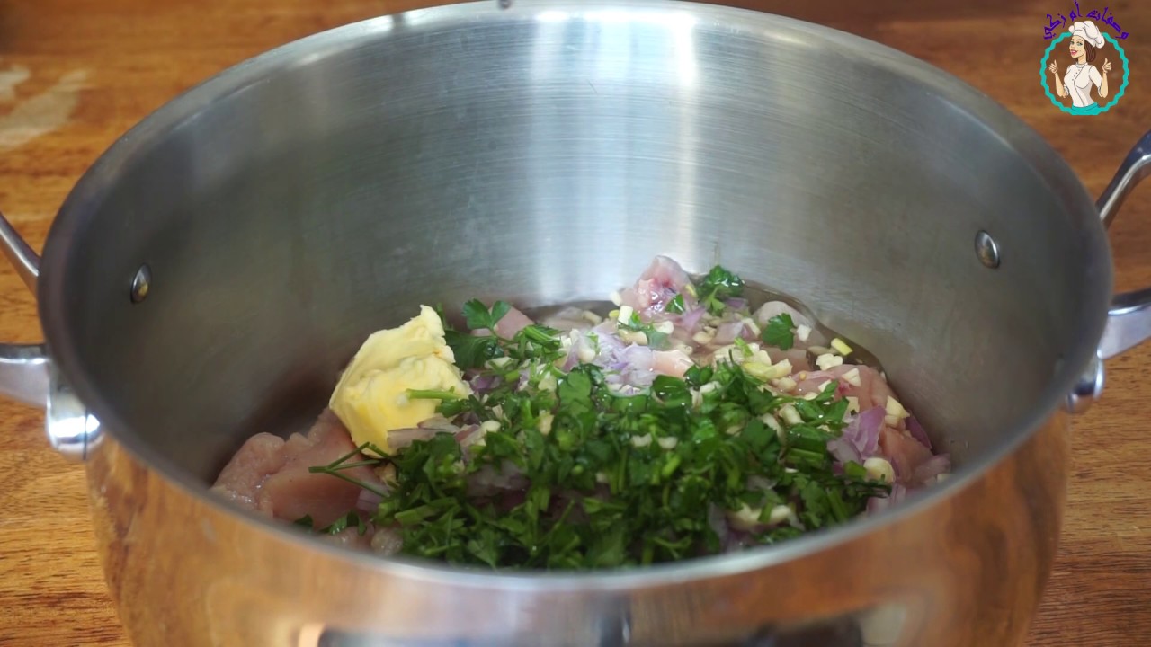 شطيطحة جاج مرقة بيضاء