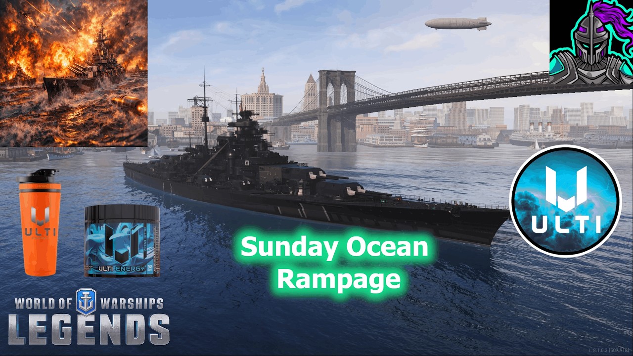 Sunday Ocean Rampage | World of Warships Legends