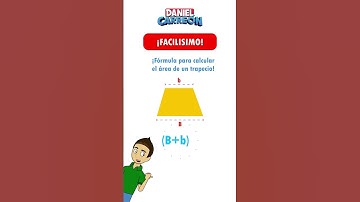 ¡Formula para calcular el área de un trapecio!