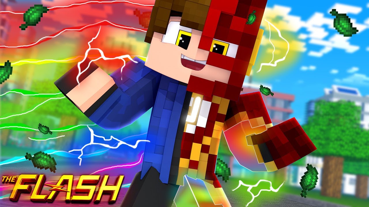 Minecraft - FLASH Powers - A NOVA ARMADURA DO FLASH COLORIDO ! Ep 3 ...