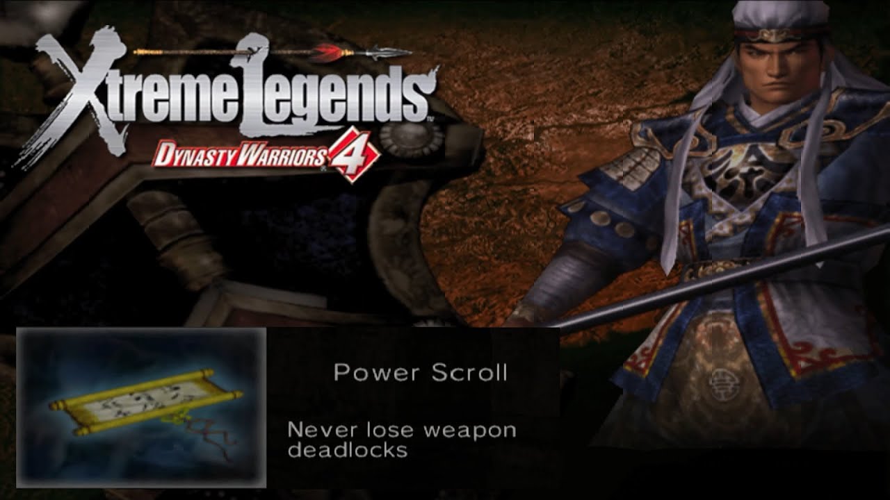 Power Scroll — руководство по редким предметам | Dynasty Warriors 4 Xtreme Legends