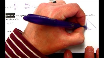 8.1 Right Triangle Trigonometry