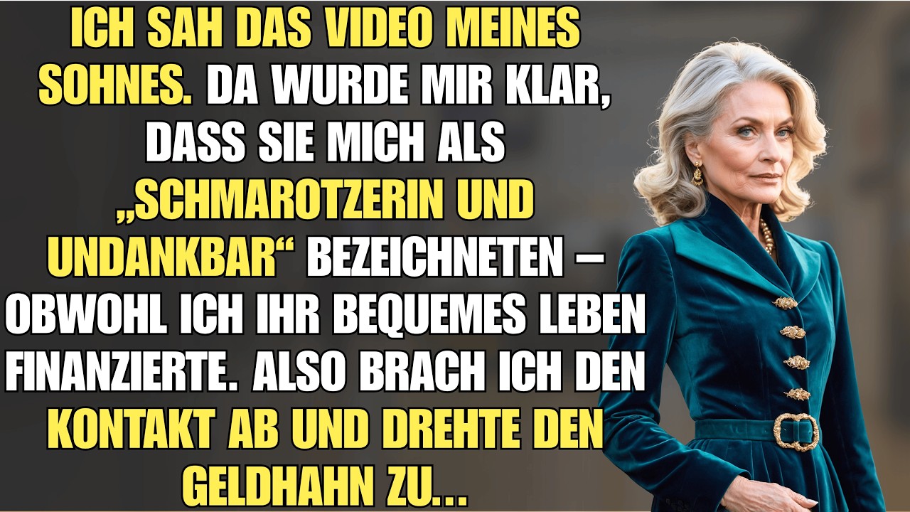 Ich saß am Dienstagabend mit einer Tasse Kamillentee im Sessel, als mein Handy aufleuchtete – mein Sohn hatte ein Video geteilt. Ich tippte darauf und hörte, wie meine Schwiegertochter zu ihrer...