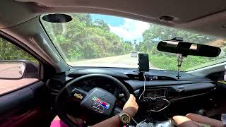 Toyota Hilux J - POV driving Uphill