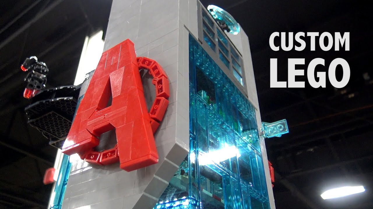 LEGO Avengers Tower with Interior Scenes | Philly Brick Fest 2019