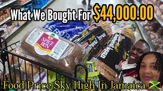 What We Bought For $44,000.00 in Jamaica 🇯🇲 Food Prices Sky High || Grocery shopping