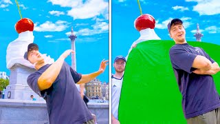 Turning Ice-Cream Statue Into Food...REVEAL (pt.2) #shorts