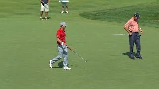 Graham DeLaet drains a 53-foot birdie putt at RBC Canadian