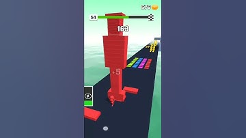 Stack colors (level-#54) Walkthrough gameplay YouTube#shorts