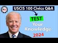U.S. CITIZENSHIP NATURALIZATION TEST 2021 - ALL OFFICIAL 100 QUESTIONS AND ANSWERS