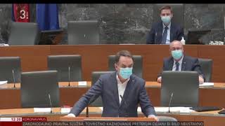 Earthquake in Slovenian Parliament