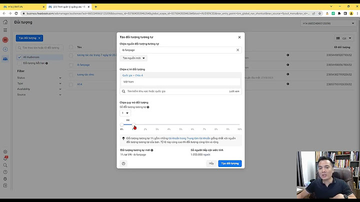 Hướng dẫn target facebook với đối tượng trong 1 fanpage năm 2024