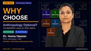 Why Choose Anthropology Optional for UPSC 2025? | Complete Guide | Dr. Huma Hassan | Plutus IAS
