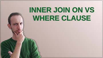 INNER JOIN ON vs WHERE clause