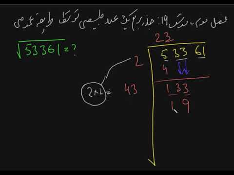 تصویری: چگونه ریشه مربع را پیدا کنیم