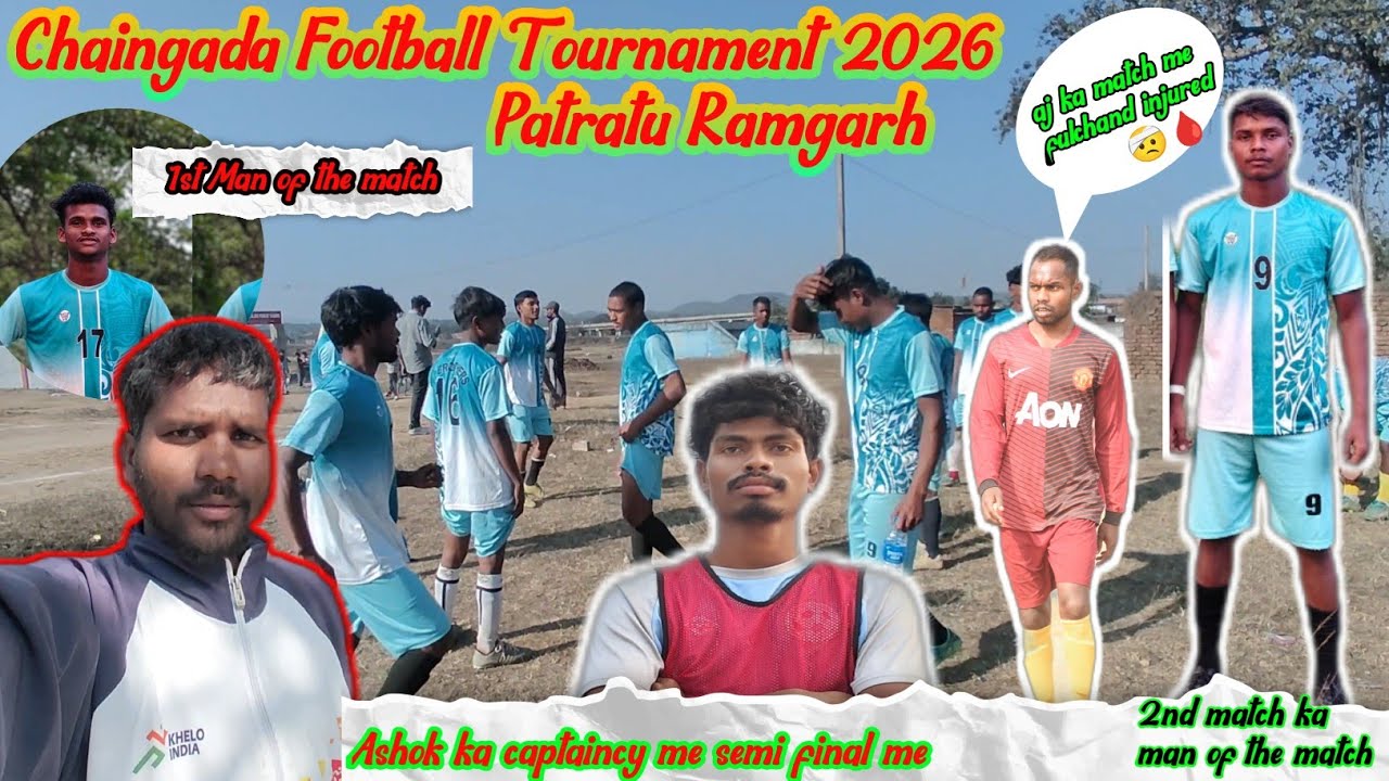 Chaingada Football Tournament //Patratu Ramgarh//SARNA UNITED FC//@silentmurmuvloger 🙏🙏//