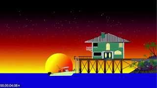 Flash Animation Sunset