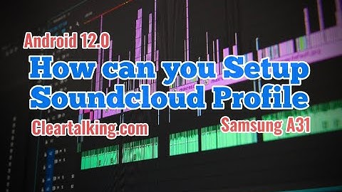 How can you set up your profile on SoundCloud?
