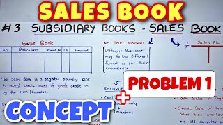 Sales Book - Problem 1 - By Saheb Academy