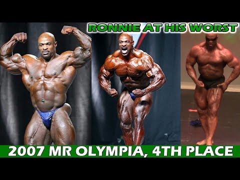 Ronnie Coleman At His Worst - 2007 Mr Olympia + 2012 Guest Posing
