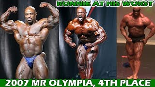 Ronnie Coleman At His Worst - 2007 Mr Olympia + 2012 Guest Posing