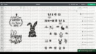 Huge Easter Bundle SVG, DXF Cutting files