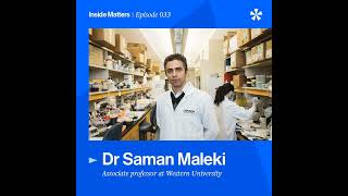 Episode 033 - Dr Saman Maleki - Is the future of oncology found in the microbiome?