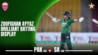 Zoofishan Ayyaz's 44 Powers Pakistan To Series-Levelling Win | Pak W U19 vs SA W U19 | MZG1H