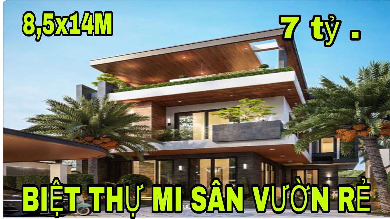 Bán biẹt thự mi ni sân vườn 3 lầu . Nội thất đẹp chủ gấp bán rẻ hơn nhà phố giá 7 tỷ hơn đáng xem 