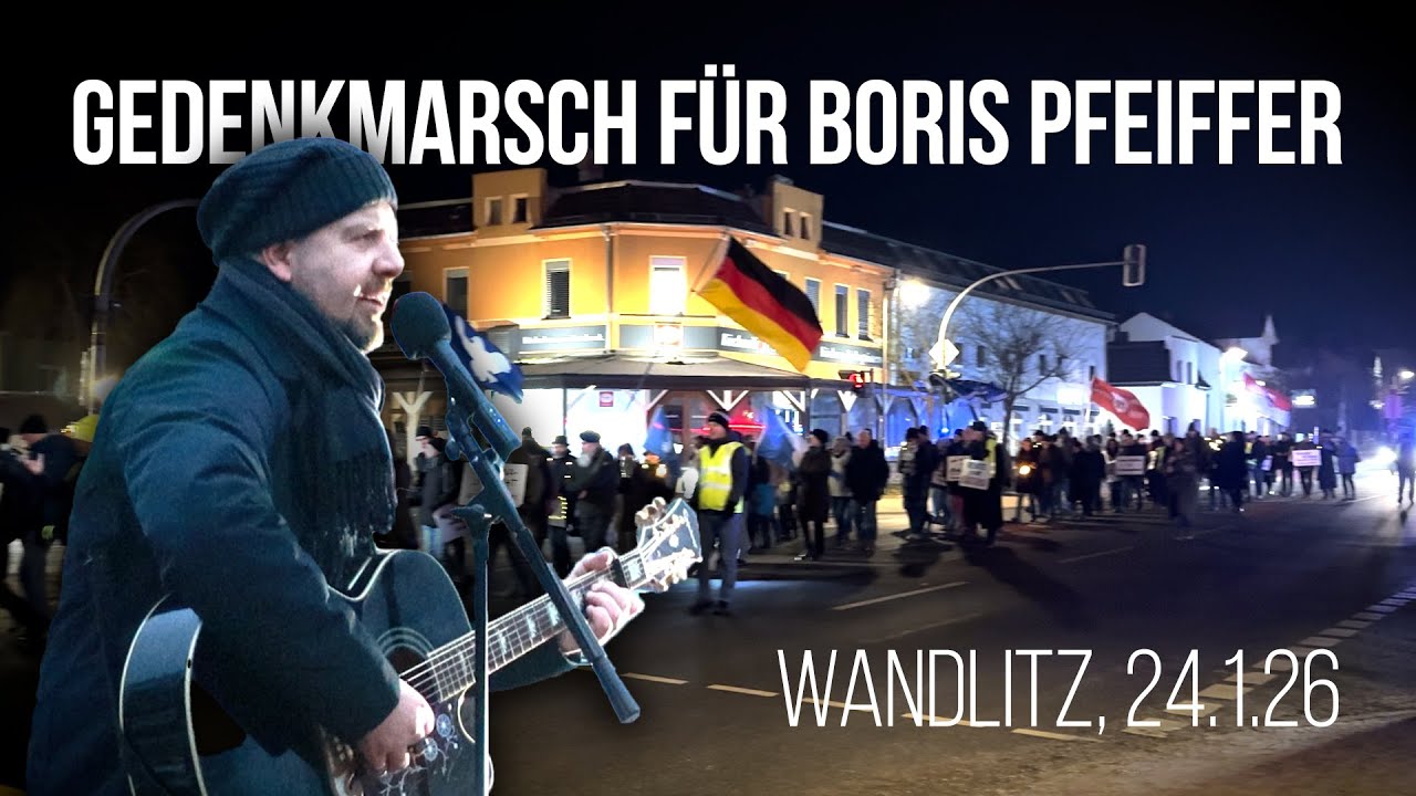 Gedenkmarsch für Boris Pfeiffer (Wandlitz, 24.1.2026)