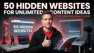 50 Hidden Websites for UNLIMITED Content Ideas (The Creator Cheat Code)