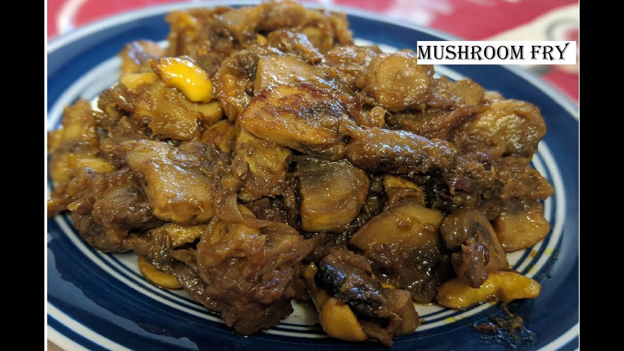 Mushroom fry in tamil காளான் வறுவல் Kaalan varuval mushroom