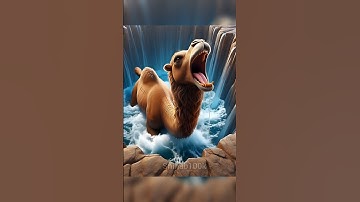 Brave Rescue: Two Young Men Save Camel Trapped in Water Pit || #rescue #shorts #camel #animals #ai